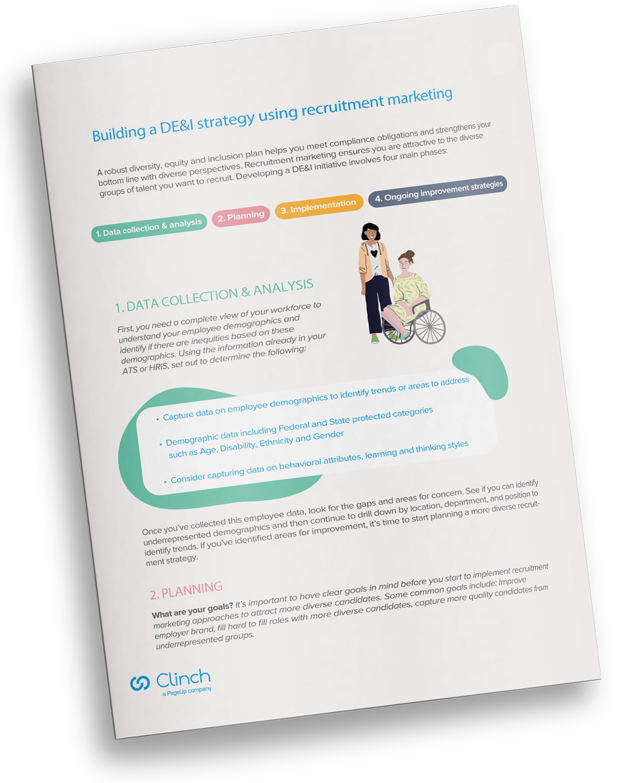 Building a DE&I strategy using recruitment marketing - Clinch